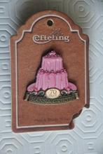 efteling pin  hans en grietje  70 jaar, Ophalen of Verzenden, Nieuw, Button of Speldje