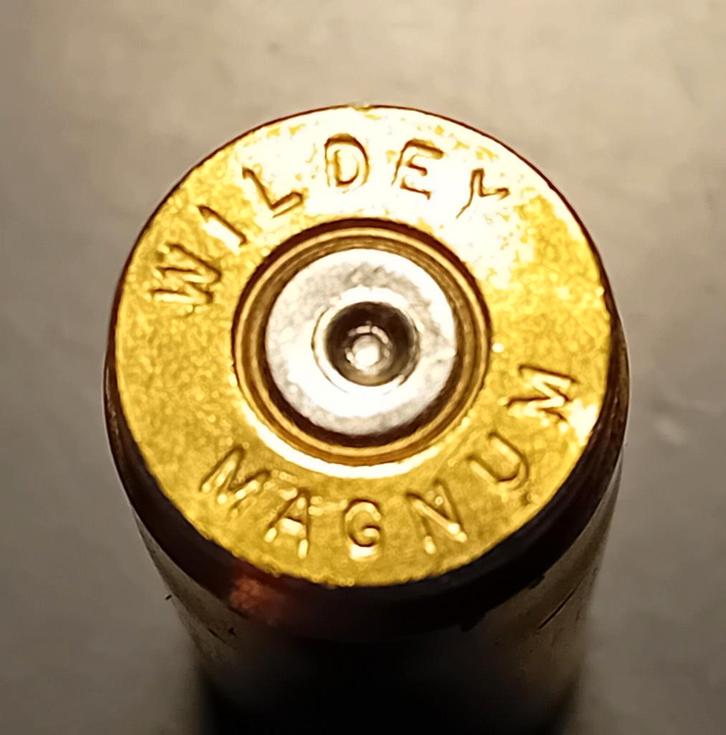 Lege huls: .475  WILDEY MAGNUM, Verzamelen, Militaria | Algemeen, Overige soorten, Hulzen of Bodemvondsten, Overige gebieden, Verzenden