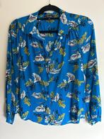 King Louie damesblouse maat 38, Maat 38/40 (M), Blauw, Ophalen of Verzenden, Zo goed als nieuw