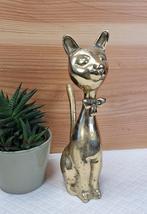 Vintage messing kat, Ophalen of Verzenden, Koper