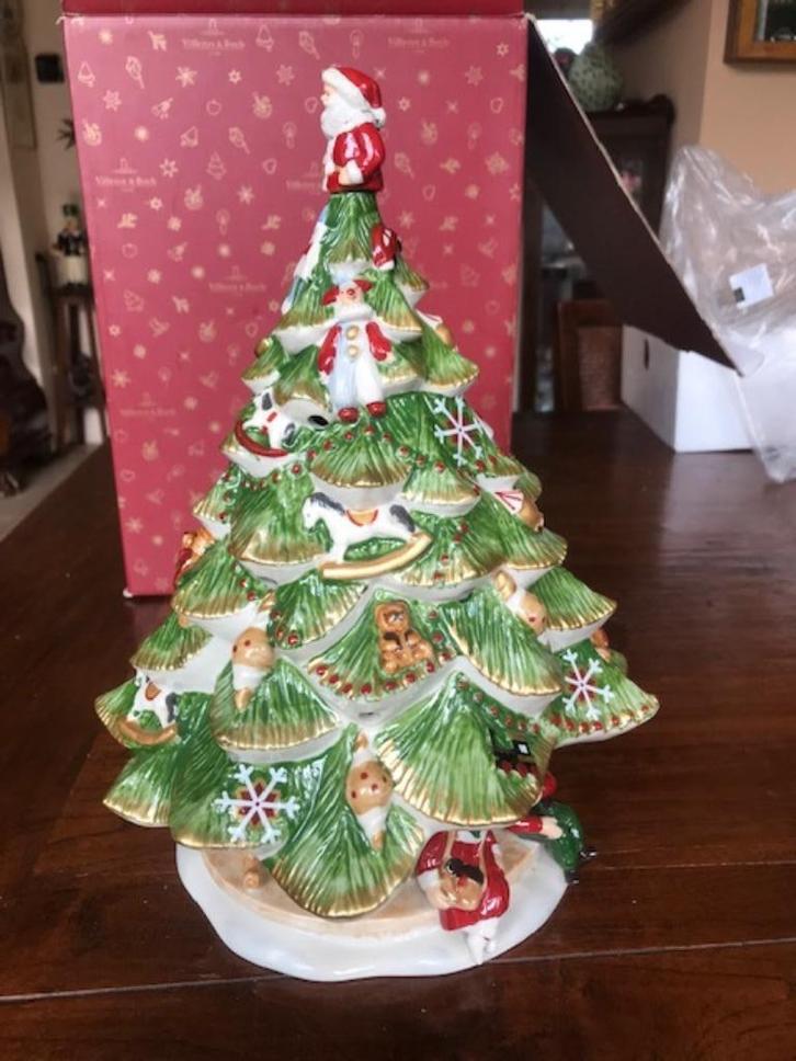 Villeroy Boch Christmas Toys Memory Boom met kinderen muziek, Diversen, Kerst, Zo goed als nieuw, Ophalen of Verzenden