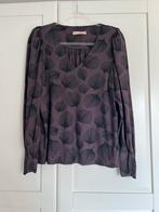 Studio anneloes les feather blouse XL aubergine/zwart, Zwart, Maat 46/48 (XL) of groter, Ophalen of Verzenden, Zo goed als nieuw