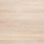 VOORRAAD Robuuste Sonoma eiken salontafel 110 x 68 cm NIEUW, Robuust, voelbare structuur, Sonoma eiken, rechthoekig, MDF, Overige materialen