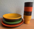 Mepal Kopenhagen: 4-p. servies (retro/vintage), Caravans en Kamperen, Lochem, Ophalen of Verzenden, Zo goed als nieuw, Mepal