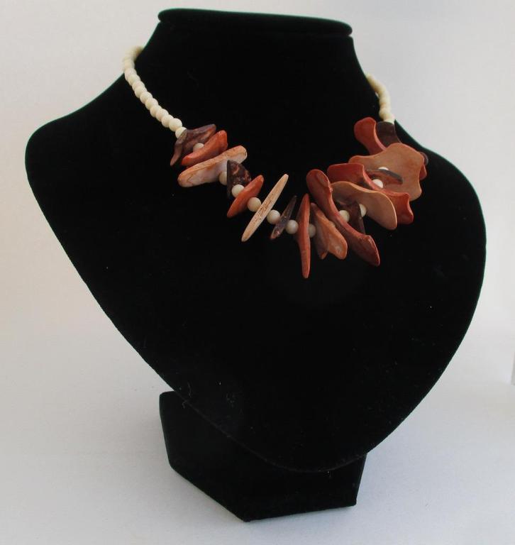 KTH-01: HOUT-SCHIJFJES-3 KLEUREN- 40cm., Sieraden, Tassen en Uiterlijk, Kettingen, Nieuw, Overige materialen, Overige kleuren