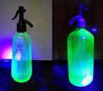2x Antiek Anna Groen Uranium Glazen Spuitfles Fles Zie Omsch, Antiek en Kunst, Antiek | Glas en Kristal, Ophalen of Verzenden