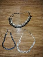 Te koop: 3 bling bling kettingen, Ophalen of Verzenden