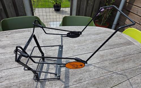 Steco baby-mee bakfietsdrager met bodemplaat, Fietsen en Brommers, Fietsaccessoires | Overige Fietsaccessoires, Gebruikt, Ophalen
