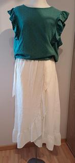 Half Lange rok offwhite, maat M, Kleding | Dames, Ophalen of Verzenden, Zo goed als nieuw, Wit, Onder de knie