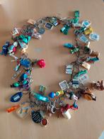 Vintage Bedelketting met Miniatuur Charms, Ophalen of Verzenden, Gebruikt, Overige typen