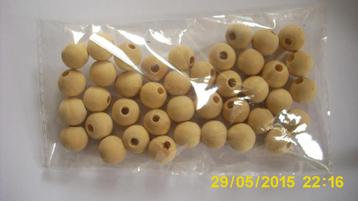 40 blank  houten p.m 12 mm kralen beschikbaar voor biedingen