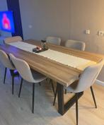 Eettafel Eiken 200x100, Huis en Inrichting, Tafels | Eettafels, Ophalen, Gebruikt, 100 tot 150 cm, Eikenhout