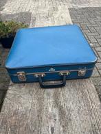 KLM koffer 1 slotje blauw jaren 60-70 vintage retro €5, Overige materialen, Gebruikt, Slot, Minder dan 50 cm