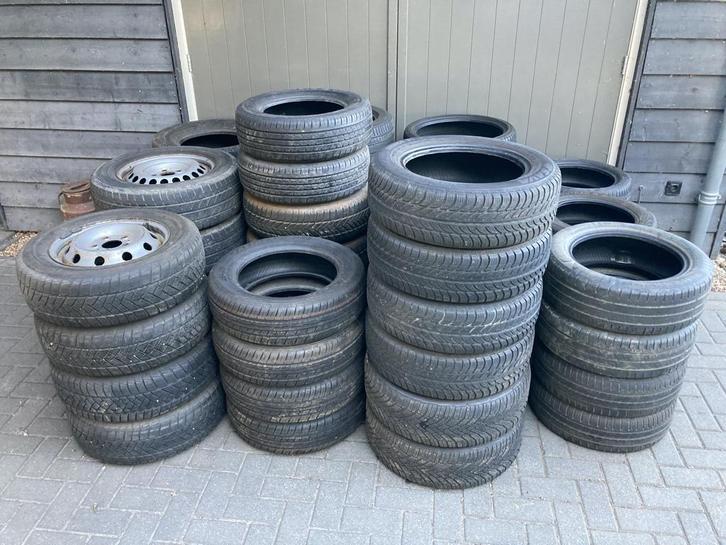 Grote patij banden en velgen zie advertentie., Auto-onderdelen, Banden en Velgen, Band(en), Winterbanden, Overige maten, Overige