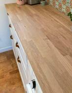 Eiken keukenbladen lengte van 100 tot 420cm, 64cm diep x40mm, Ophalen, Nieuw