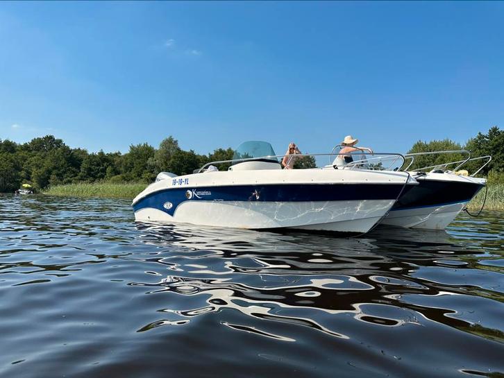 Kamarina 505-75PK Honda -Consoleboot/Speedboot  incl trailer, Watersport en Boten, Vis- en Consoleboten, Zo goed als nieuw, 70 pk of meer