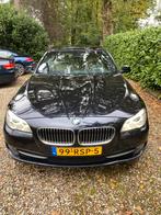 BMW 5-Serie 3.0 I 523 AUT 2011 Zwart, Auto's, Achterwielaandrijving, Beige, 2000 kg, Onderhoudsboekje