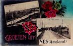 Groeten  uit  N E S   (Ameland)  Groeten uit 1932   ABC, Verzenden, 1920 tot 1940, Gelopen, Waddeneilanden