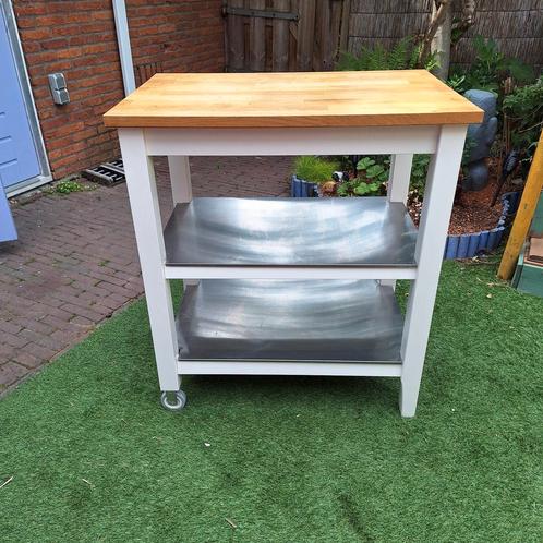 Stenstorp Ikea trolley in goede staat, Huis en Inrichting, Keuken | Keukenelementen, Gebruikt, Minder dan 100 cm, 50 tot 75 cm