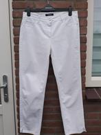Prachtige witte broek van Taifun, 42 mooi bewerkt, Verzenden, Wit, Maat 42/44 (L), Zo goed als nieuw