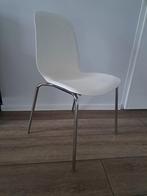 Witte (eetkamer)stoelen, Ophalen, Kunststof, Wit, Zo goed als nieuw