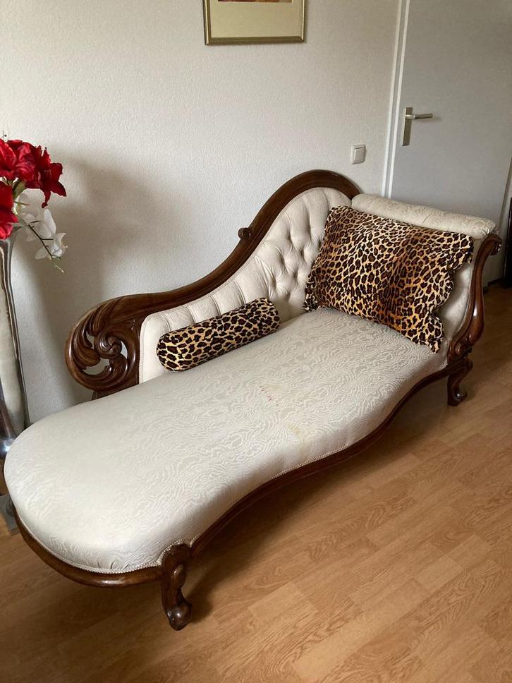 Oud Hollandsche canapé, Huis en Inrichting, Banken | Sofa's en Chaises Longues, Gebruikt, 150 tot 200 cm, 75 tot 100 cm, Hout