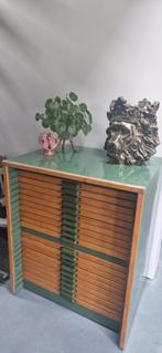 Prachtige vintage zetkast / drukkerijkast met 20 lades, Antiek en Kunst, Ophalen