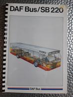 Documentatie cahier DAF Bus / SB 220, Overige merken, Ophalen of Verzenden, Zo goed als nieuw, DAF Bus
