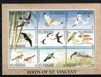 st vincent 1996 pf blok vogels birds, Ophalen of Verzenden, Postfris, Dier of Natuur