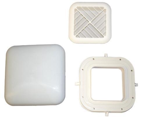 Dak ventilatie doorvoer vierkant 14x14 cm, Caravans en Kamperen, Camper-accessoires, Nieuw, Ophalen of Verzenden