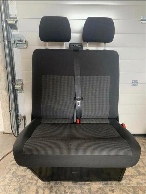 Vw Transporter T5 T6 T6.1 Double Grid Bijrijdersbank Bank, Auto-onderdelen, Interieur en Bekleding, Ophalen of Verzenden