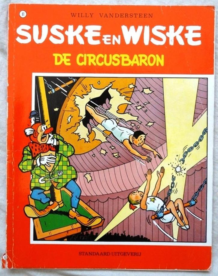 Strip Suske en Wiske, De Circusbaron, Nr.81, SU, 1996.(Nr.1), Boeken, Stripboeken, Gelezen, Eén stripboek, Ophalen of Verzenden