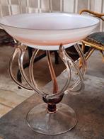 Poolse fruitschaal Krosno glas, Antiek en Kunst, Antiek | Glas en Kristal, Ophalen of Verzenden