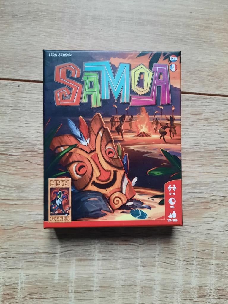 Samoa Bordspel - 999 Games, Ophalen, Zo goed als nieuw, Een of twee spelers, 999 Games