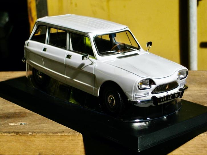 Citroen Ami 8 Break 1975 wit Norev Limited edition 1:18, Hobby en Vrije tijd, Modelauto's | 1:18, Nieuw, Auto, Norev, Ophalen of Verzenden