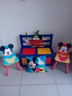 Mickey Mouse Speelgoedkist met Stoeltjes en Kussen, Ophalen, Gebruikt, Stoel(en)