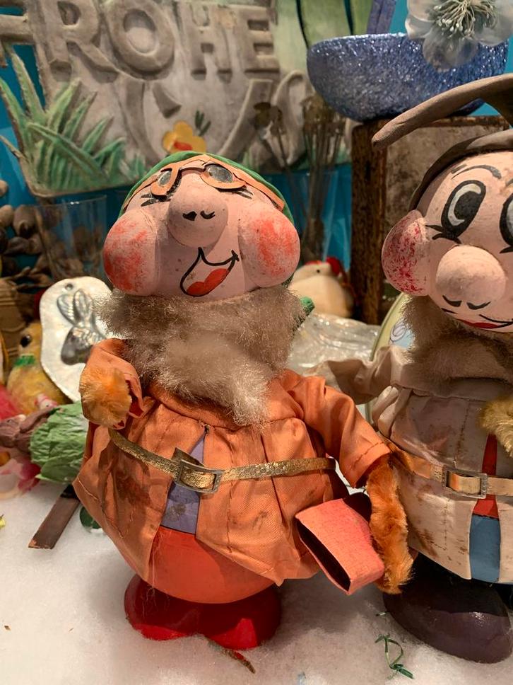 Antieke candycontainers dwergen, Antiek en Kunst, Antiek | Speelgoed, Ophalen of Verzenden