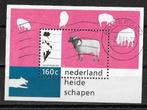 BLOKJE NVPH NR 1712 DRENTS HEIDESCHAAP GESTEMPELD UIT 1997, Ophalen of Verzenden, Na 1940, Gestempeld