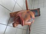 Aziatisch Houten (hobbel) Vis, Antiek en Kunst, Ophalen