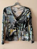 Shirt met abstracte print, maat M, Kleding | Dames, T-shirts, Ophalen of Verzenden, Zo goed als nieuw, Lange mouw