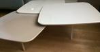 Set van 3 bijzettafels - Wit/Beige Merk Ligne Roset, Kunststof, Gebruikt, Vierkant, 55 tot 75 cm