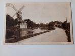 Weesp met Molen 1921, Verzamelen, Ansichtkaarten | Nederland, Ophalen of Verzenden, 1920 tot 1940, Gelopen, Zuid-Holland