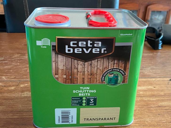 Transparante Schuttingbeits - Ceta Bever Tuinbeits, Doe-het-zelf en Verbouw, Verf, Beits en Lak, Nieuw, Beits, Minder dan 5 liter