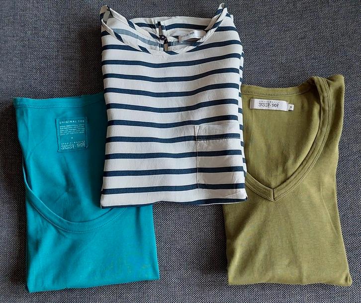 Sissy-boy 3 dames t-shirts maat M, Kleding | Dames, Dames-kledingpakketten, Zo goed als nieuw, Maat 38/40 (M), Ophalen of Verzenden