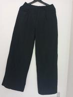 38 mooie broek zwart wijde pijp 4 pocket kat. linnen Topshop, Maat 38/40 (M), Zwart, Topshop, Ophalen of Verzenden