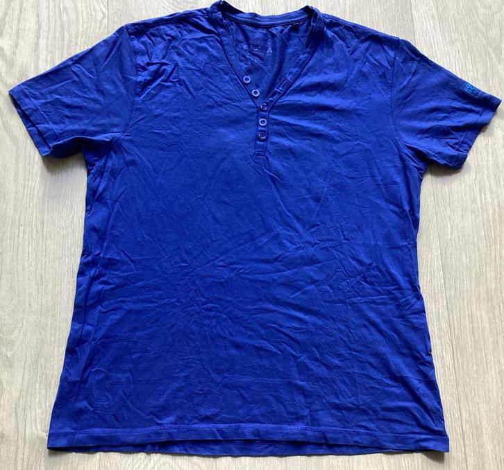 Blauw T-shirt voor heren maat L van coolcat, Kleding | Heren, T-shirts, Zo goed als nieuw, Maat 52/54 (L), Blauw, Ophalen of Verzenden