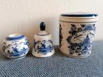 Delft Delfts Blauw Bel Gouda Goudse Stroopwafelpot Blauwe, Antiek en Kunst, Antiek | Keramiek en Aardewerk, Ophalen of Verzenden