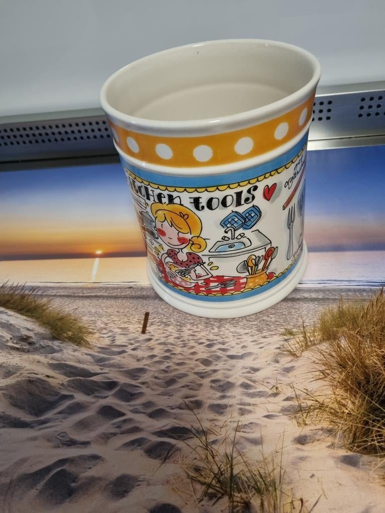 Amsterdam blond pot voor keukengerei, Huis en Inrichting, Keuken | Servies, Ophalen