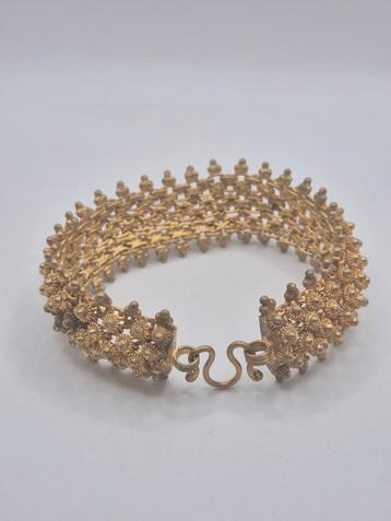 Antieke koperen armband  beschikbaar voor biedingen
