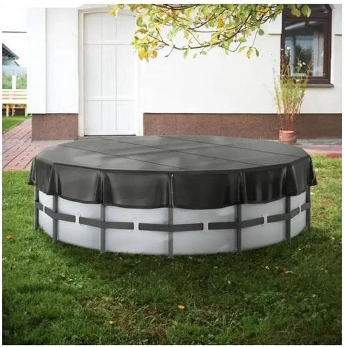 Zwembadafdekking met touwdesign PVC Zwart-15ft Oxford doek, Tuin en Terras, Zwembad-toebehoren, Nieuw, Verzenden